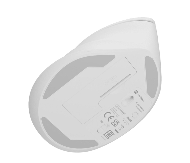 Natec CRAKE 2 WERTYKALNA BEZPRZEWODOWA 2400DPI BLUETOOTH 5.2 + 2.4 - 1480424 - zdjęcie 3